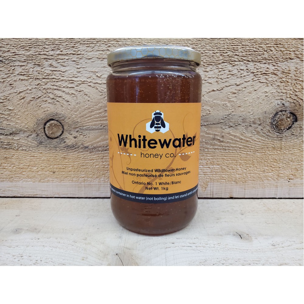 Wildflower Liquid Honey - 1 kg - Glass Jar