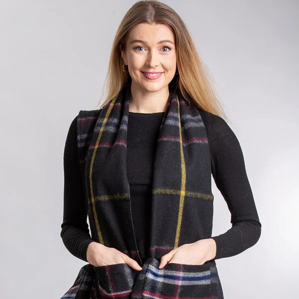 Tartan Wool Pocket Scarf -  Spirit of the Titanic