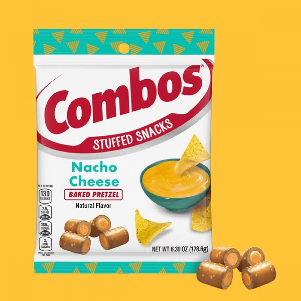 COMBOS - Nacho Cheese - 6.3 oz bag