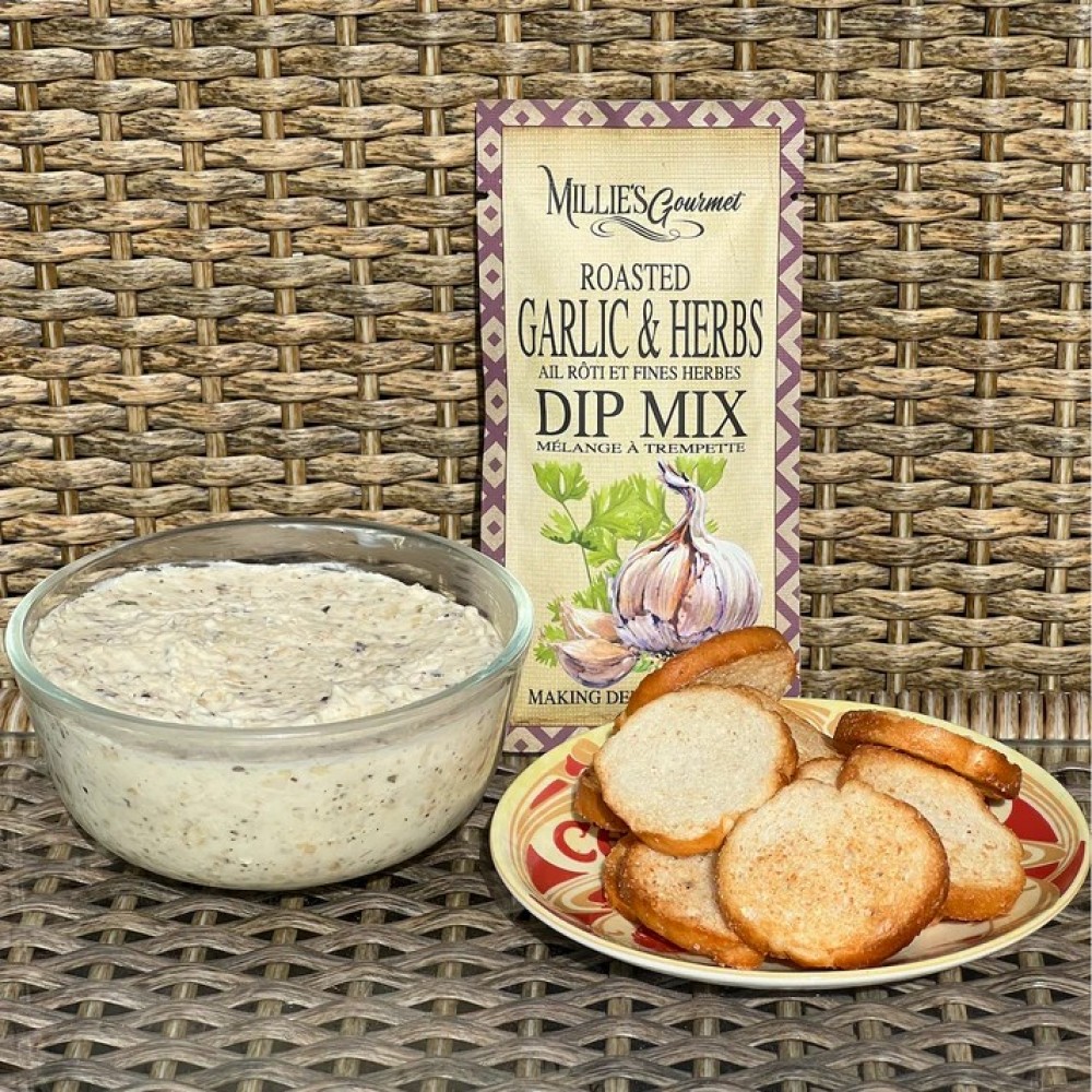 Dip Mix - Millie's Gourmet - Roasted Garlic and Herb