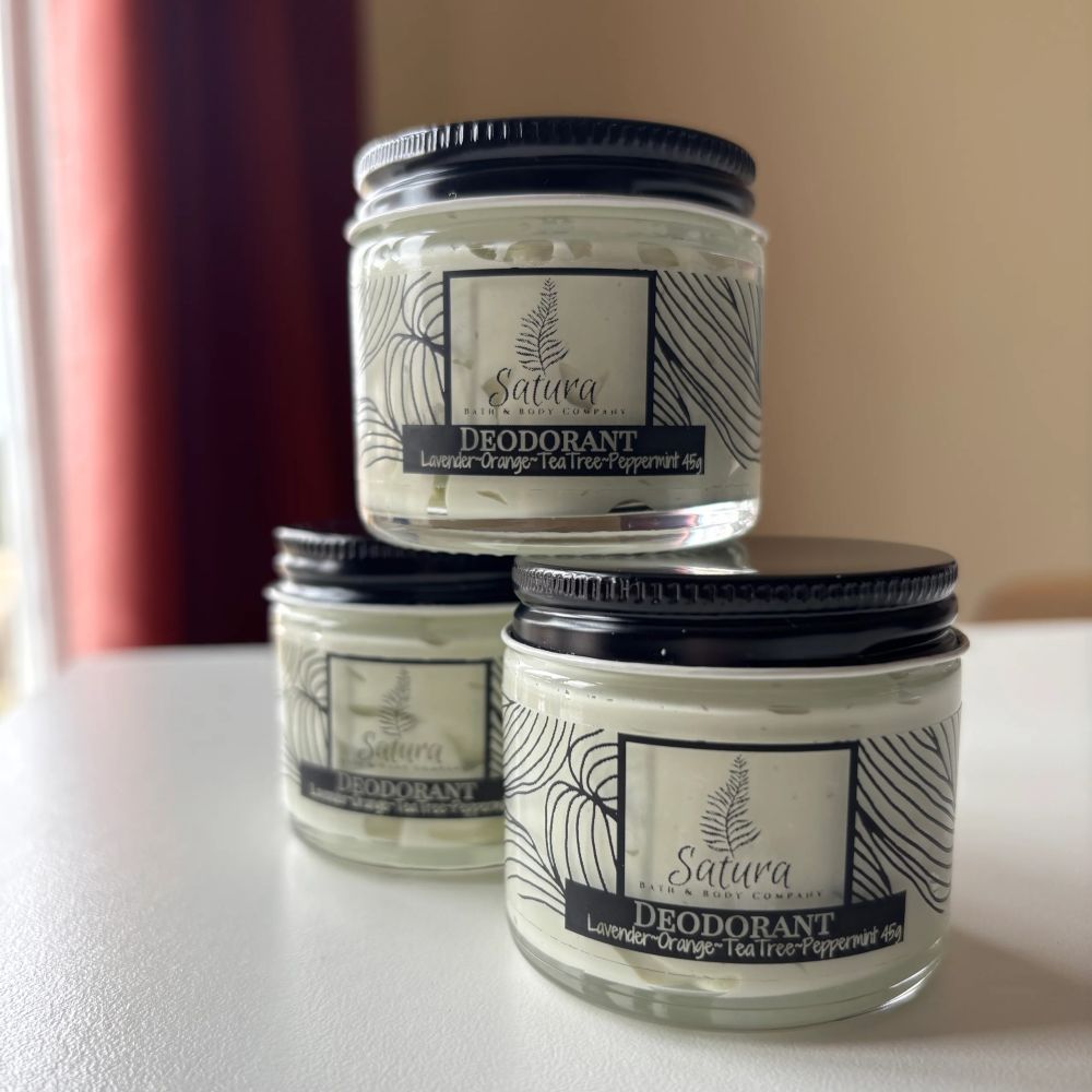 Deodorant - Satura - Lavender Orange Tea Tree Peppermint - 45 g