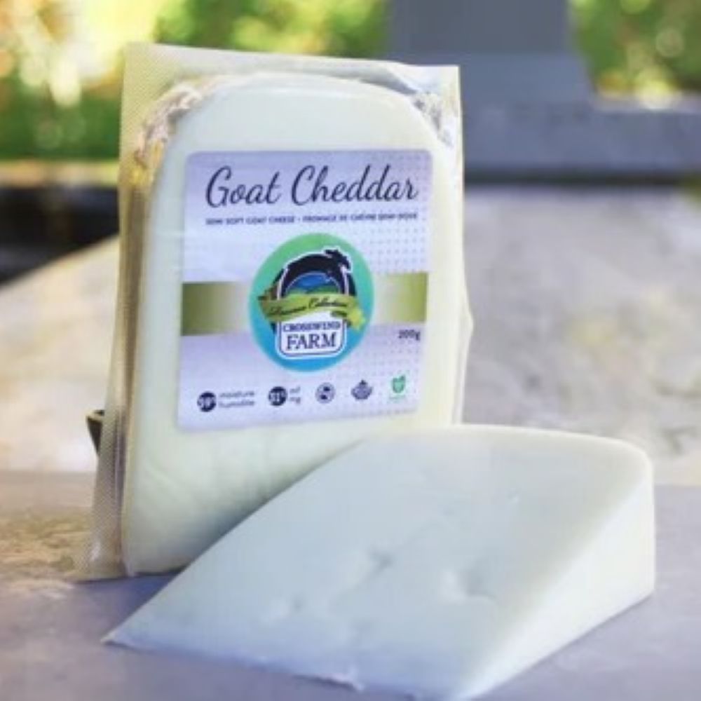 Cheese - Goat - Crosswind Farm - Cheddar - 12 x 200 g