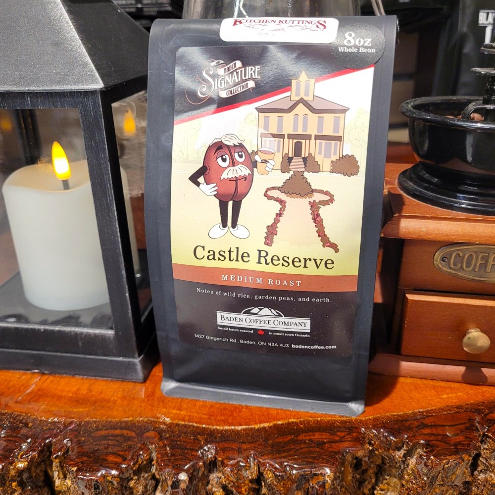 Locally Roasted Castle Reserve Baden Coffee Beans (1/2 lb.)