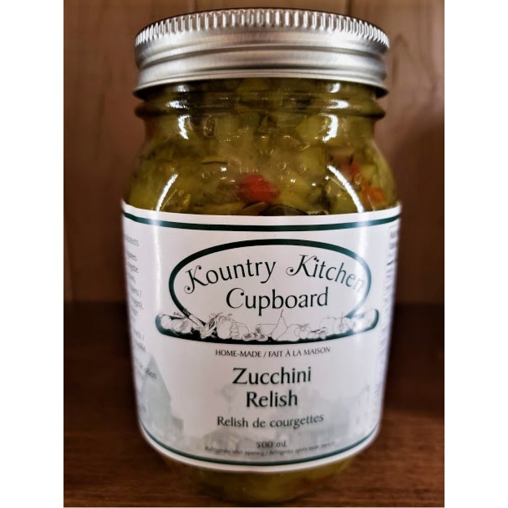 Local Homemade Zucchini Relish