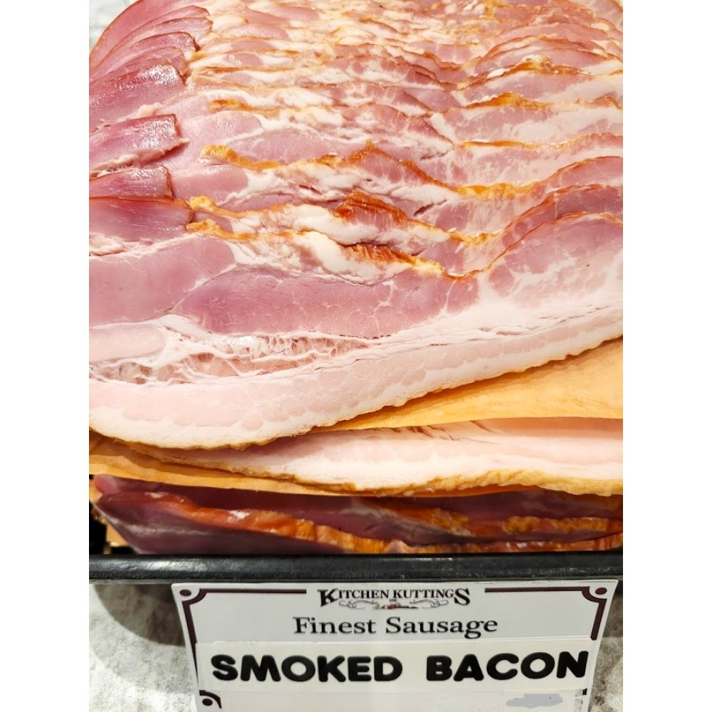 Old Fashioned Smoked Breakfast Bacon - Finest Sausage - per lb