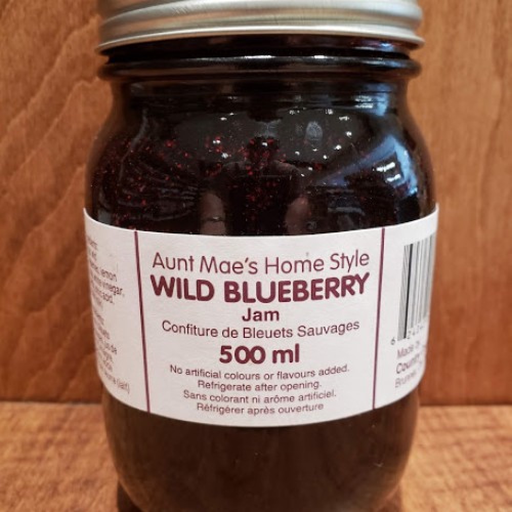 Homemade Wild Blueberry Jam - 500 ml