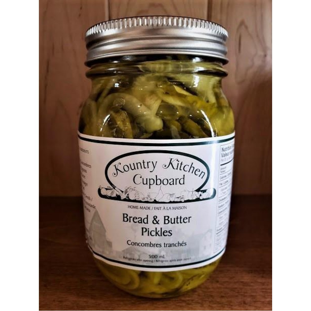 Local Homemade Bread and Butter Pickles