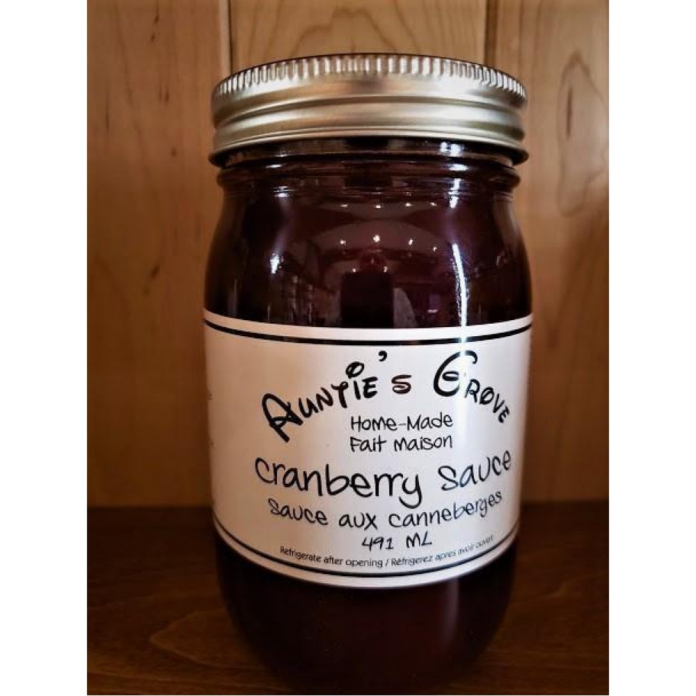 Local Homemade Cranberry Sauce