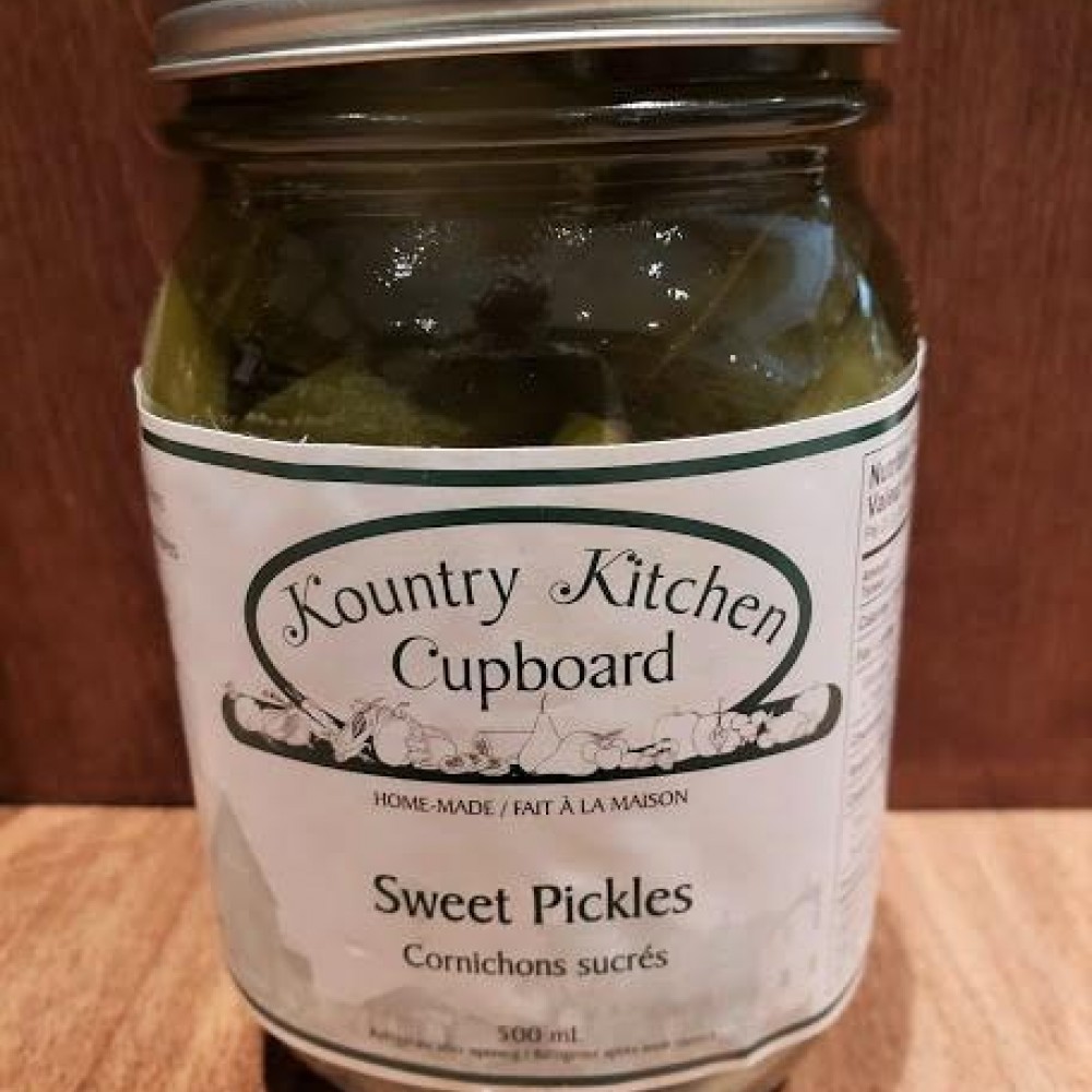 Local Homemade Sweet Pickles