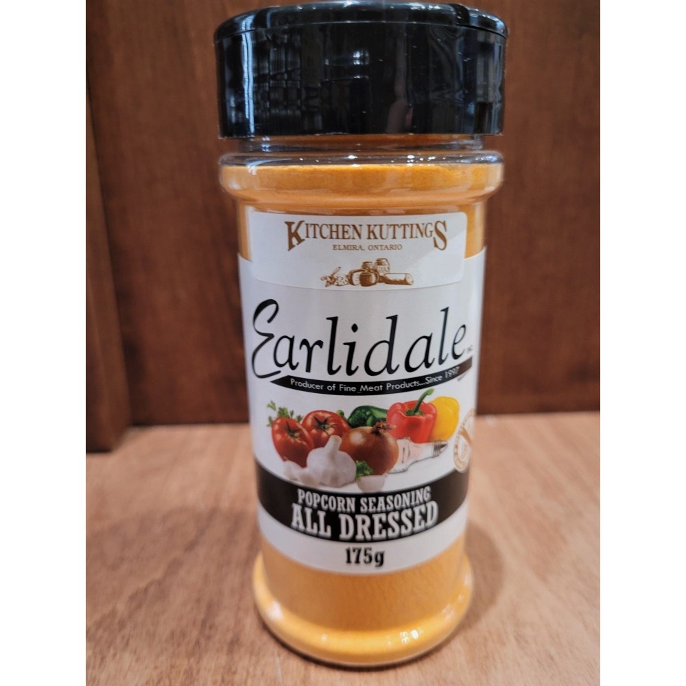 All Dressed Popcorn Seasoning - Earlidale - 185 g 