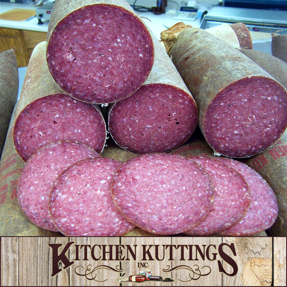 Homemade Beef and Pork Summer Sausage - Jumbo