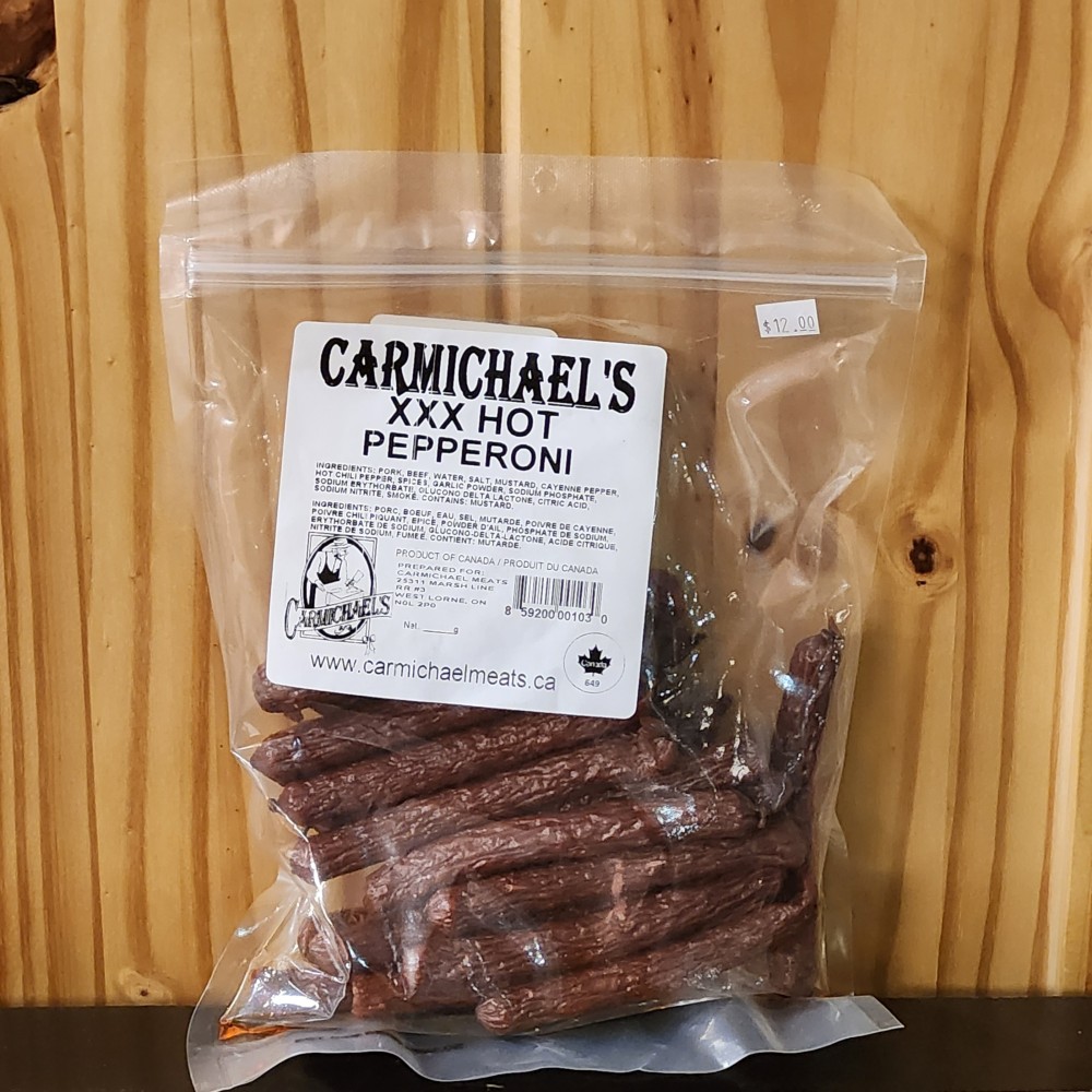 Pepperoni Sticks - Carmichael's - XXX Hot - 300 g