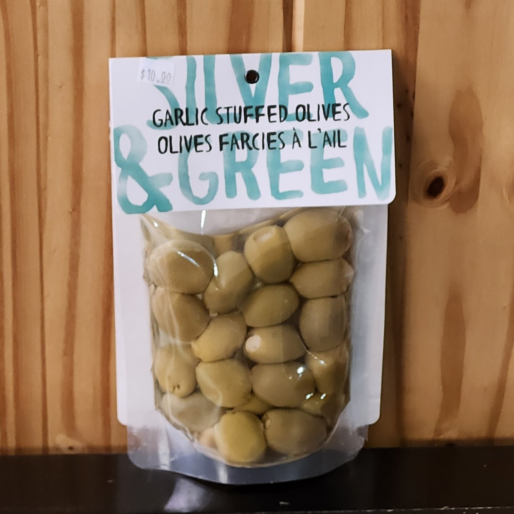 Olives - Green - Stuffed with Garlic