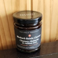 Jam - Rhubarb Raisin Chutney - Top Shelf Preserves- 190 g