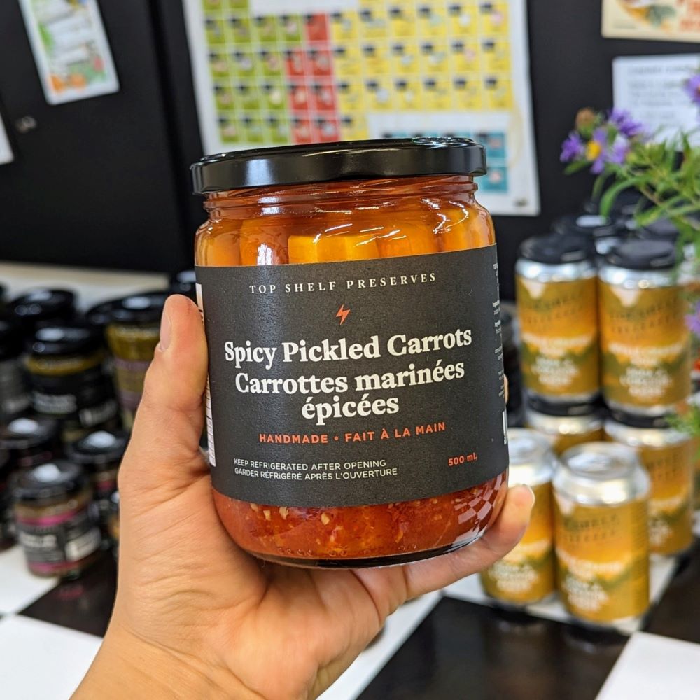 Top Shelf Preseres - Pickled Carrots - Spicy 